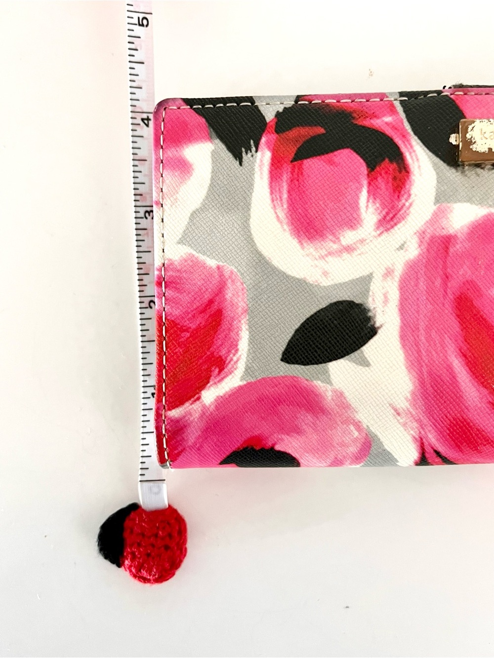 Kate Spade Cedar Street Rose Lacey Continental Wallet - Picture 10 of 12